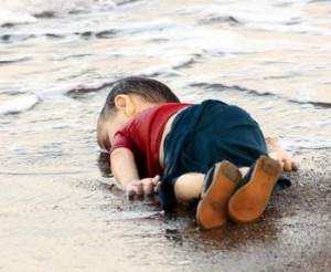 Alan Kurdi's lifeless body